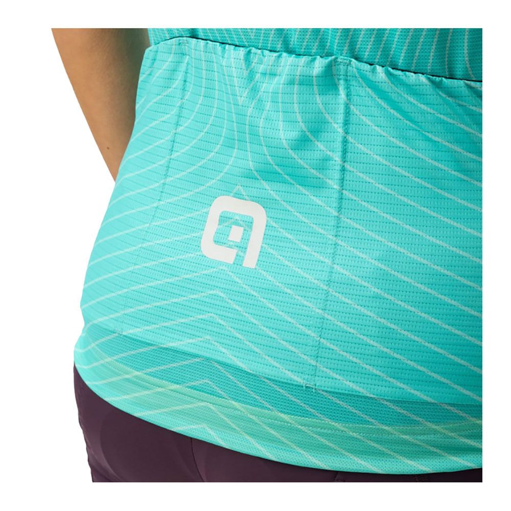 Ale ZIG ZAG - Maillot Femme turquoise