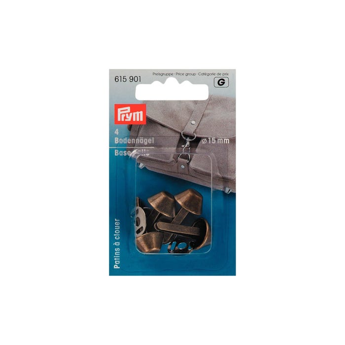 Prym-Bodemnagels voor tas 15 mm