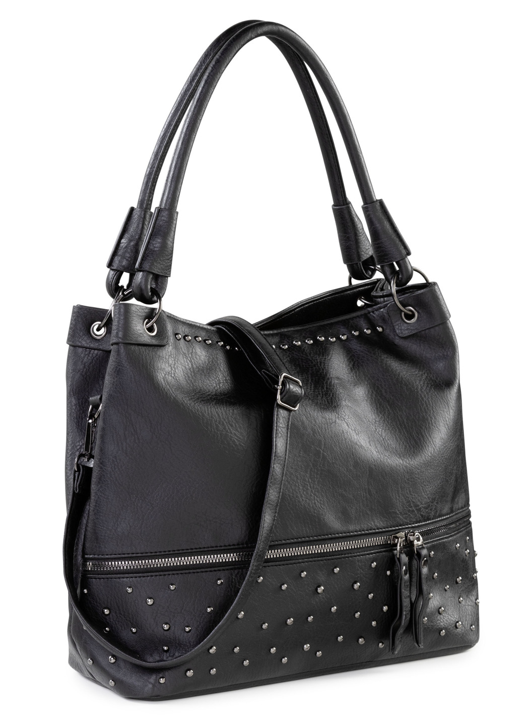 Tasche mit trendigen Ziernieten