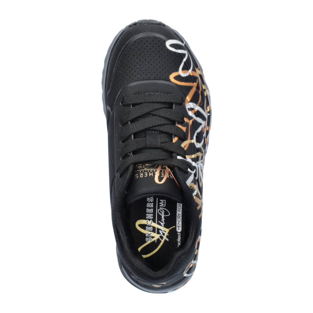 Skechers Uno Litesneakers zwart
