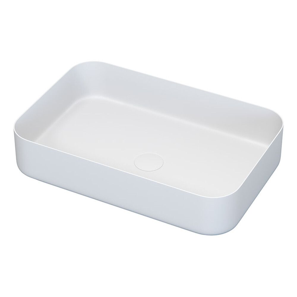 BADEROMSMØBEL CAMARGUE IQ+ SVART BENKEPLATE HVIT MATT 60CM