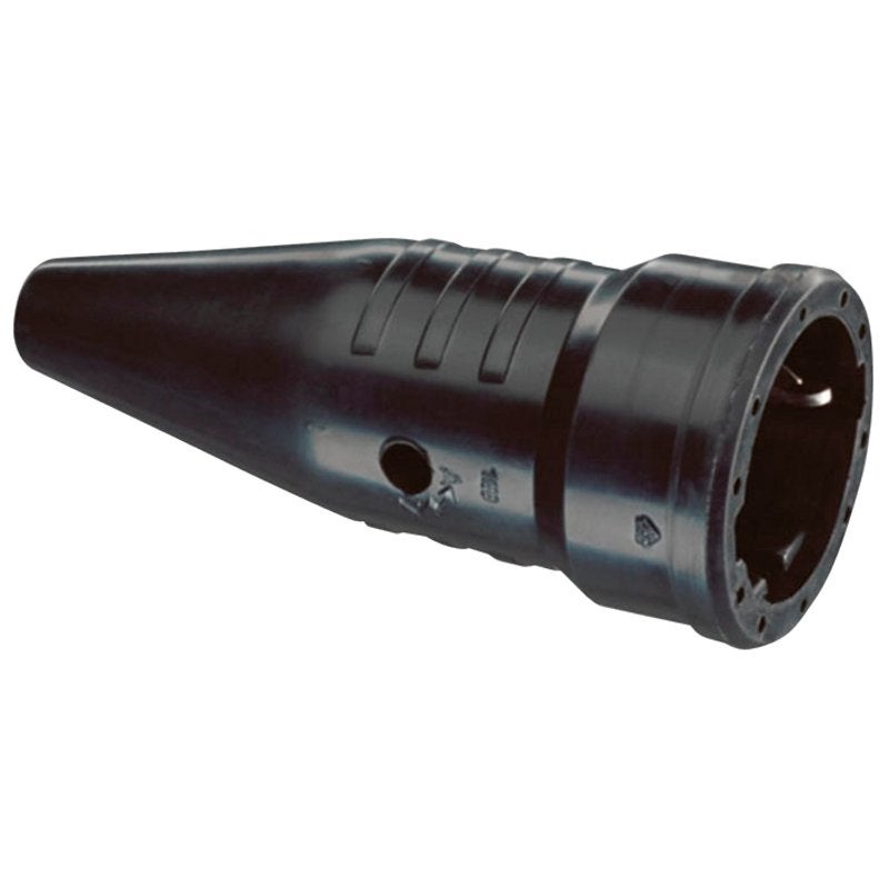 Showtec CEE7/VII schuko connector female zwart