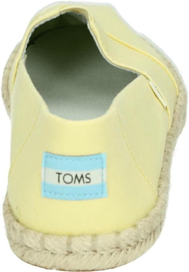 TOMS Alpargata Rope Plant Dye Dames Espadrille Yellow