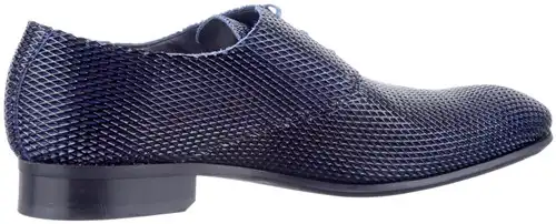 Mascolori Blue Widow - maat 47 veterschoen donkerblauw - maat 47 Calandschoen