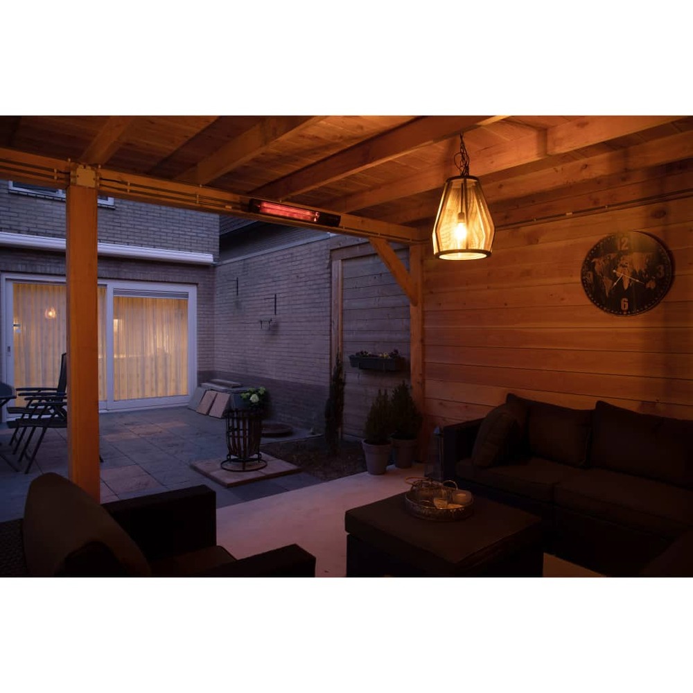 Chauffage mural royal diamond dark 1500 w carbone noir