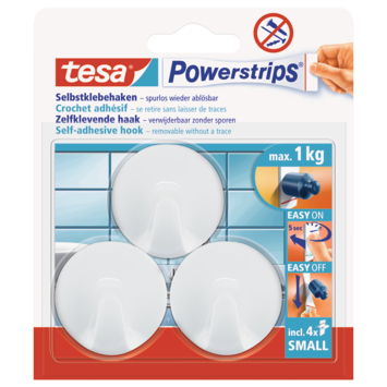 Tesa Powerstrips haak wit 3 stuks