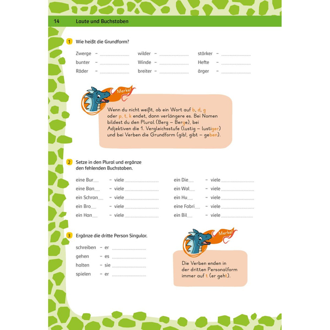 Topfit in Klasse 4 - Team Drachenstark - Deutsch, Mathematik, Englisch
