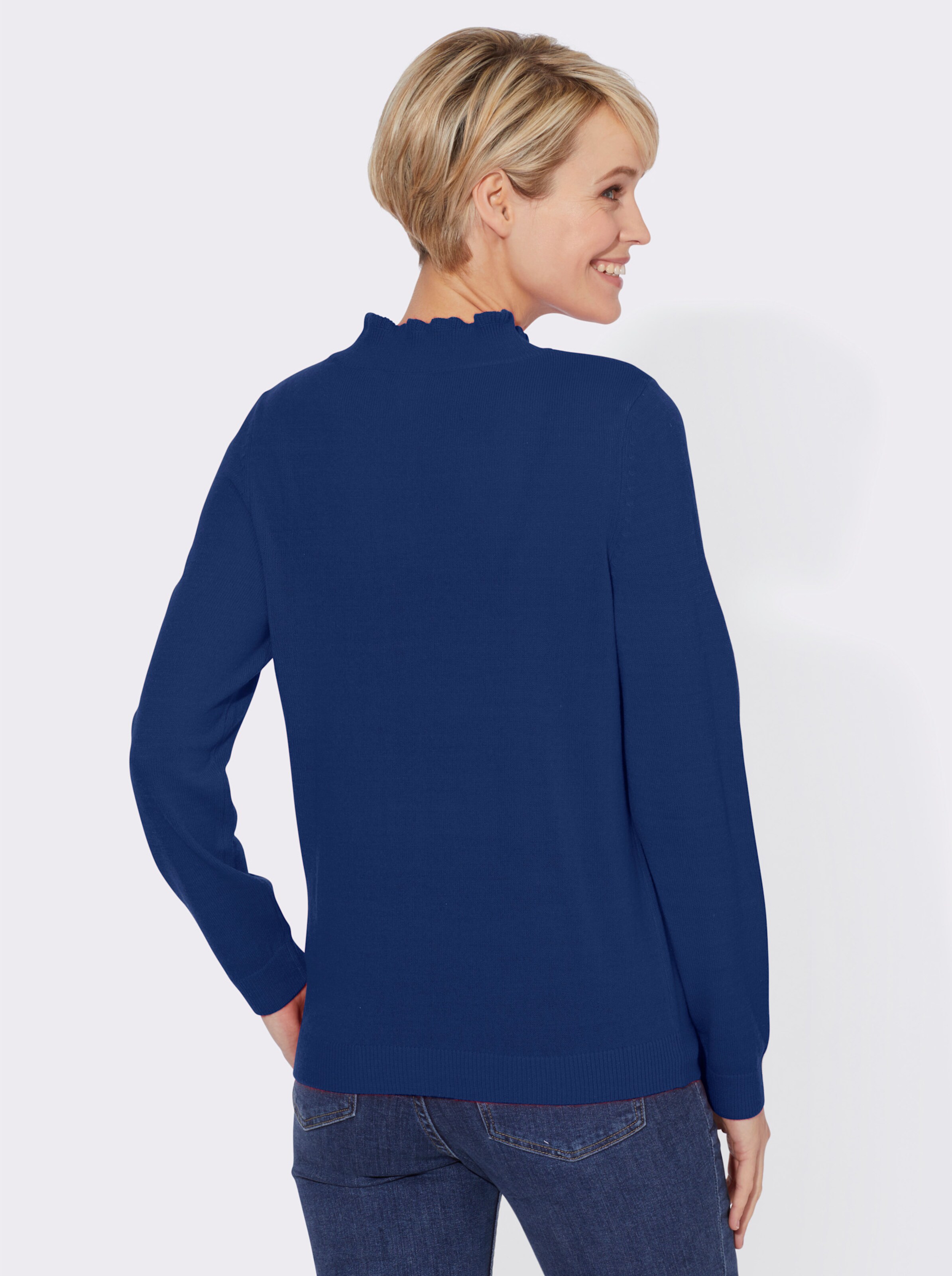 Stehkragenpullover