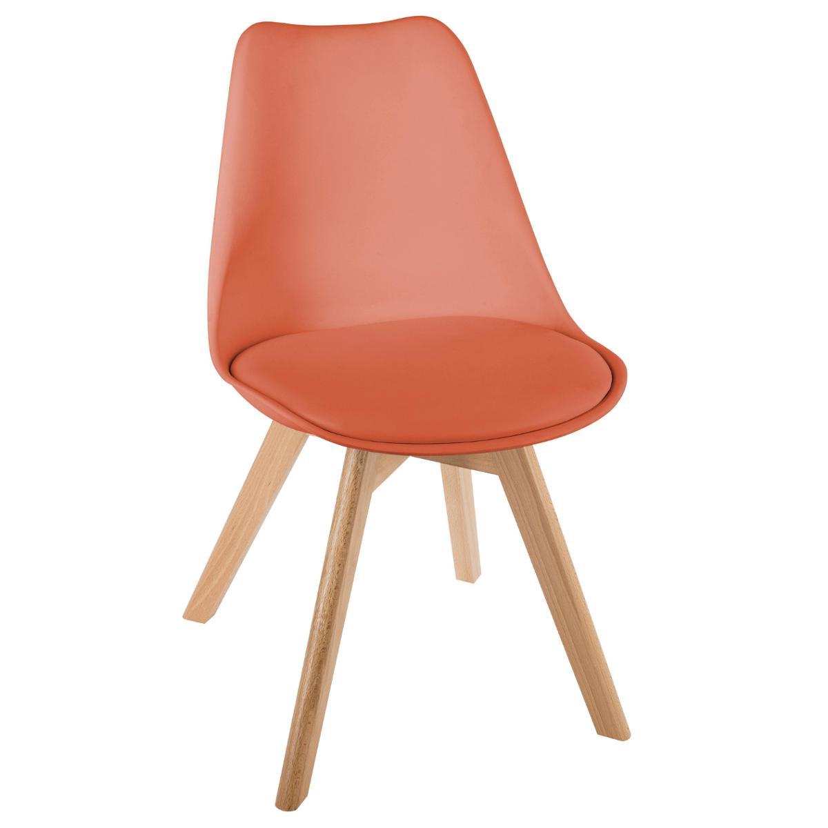 CHAISE DINER TERRACOTTA BAYA