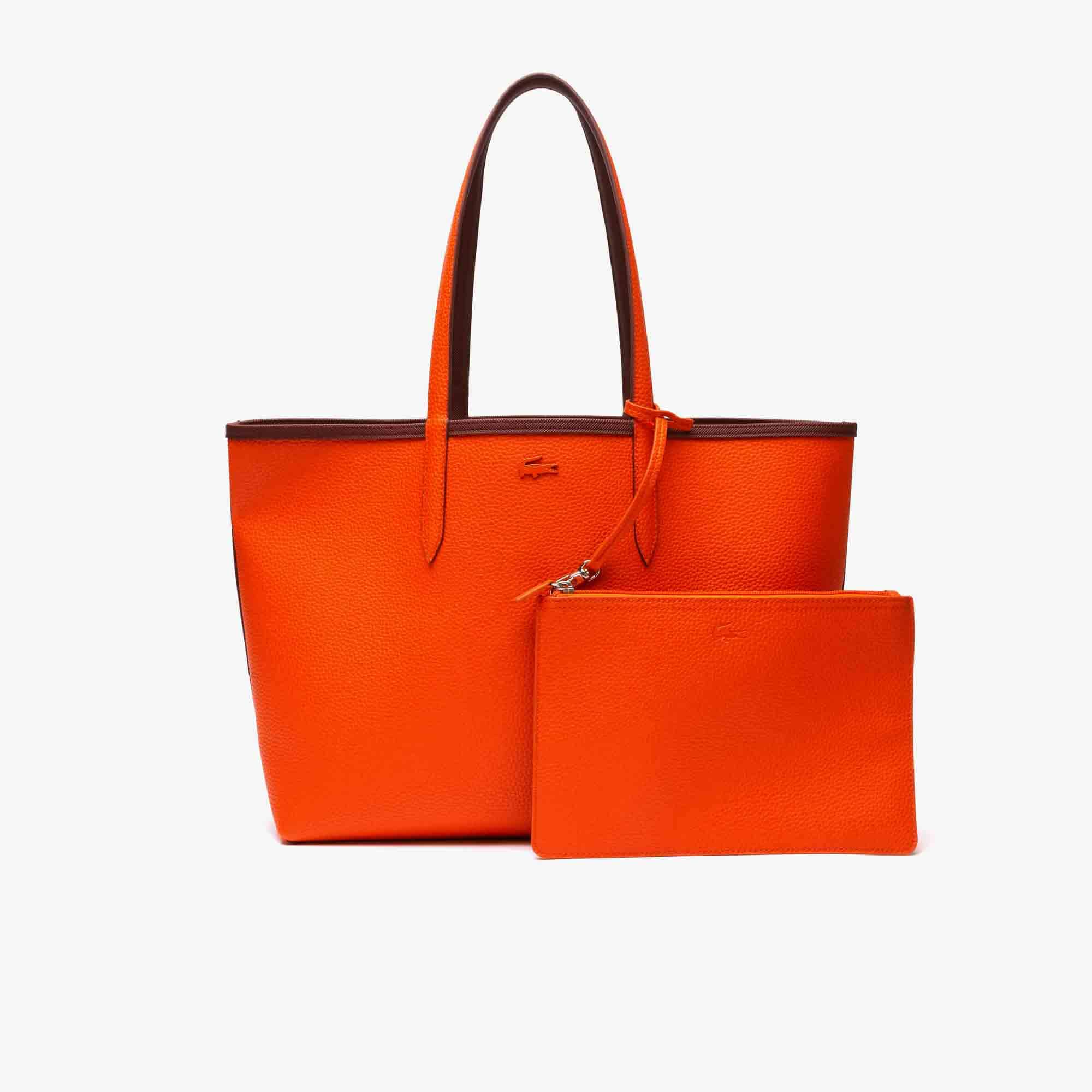 Sac cabas Anna réversible bicolore Sacs à main & Cabas - Rouge - Lacoste - Femme