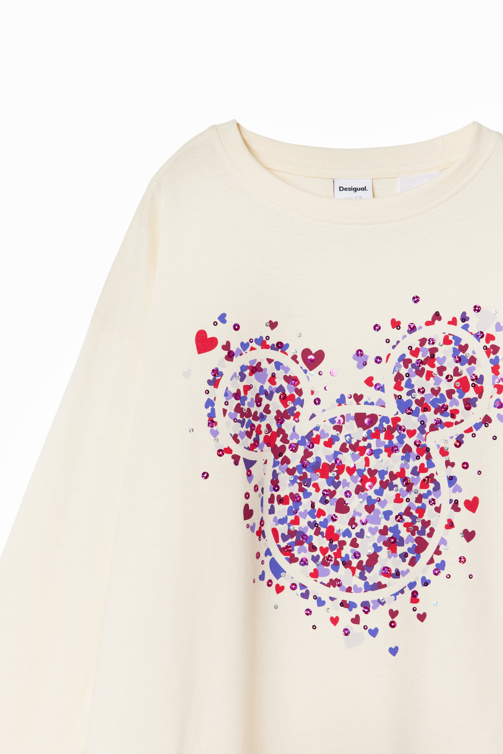 T-shirt cœurs Mickey Mouse