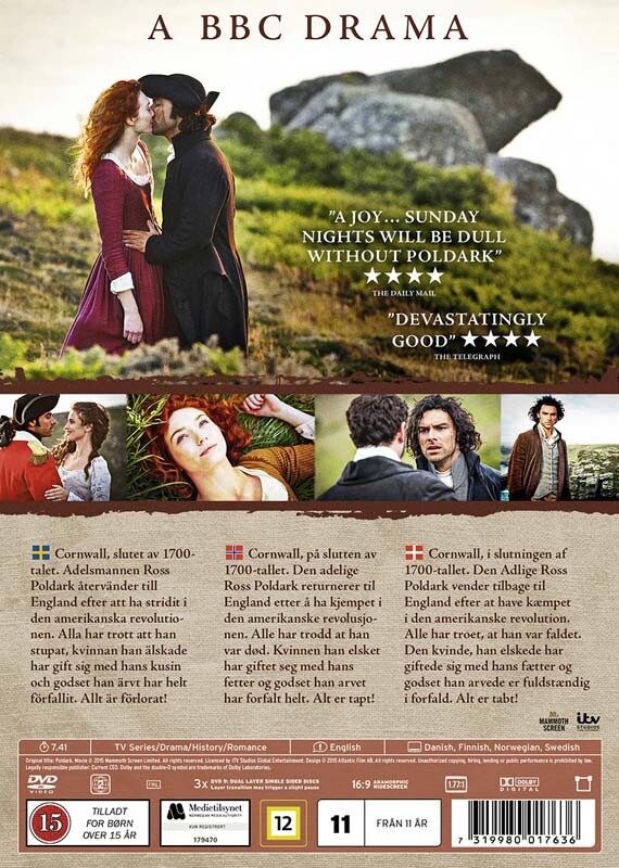 Poldark - Sæson 1 - DVD