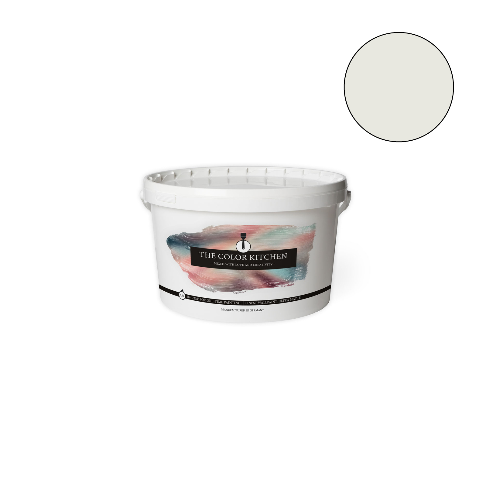 The Color Kitchen Wandfarbe Shady Sugar - creme matt - 2,5 Liter