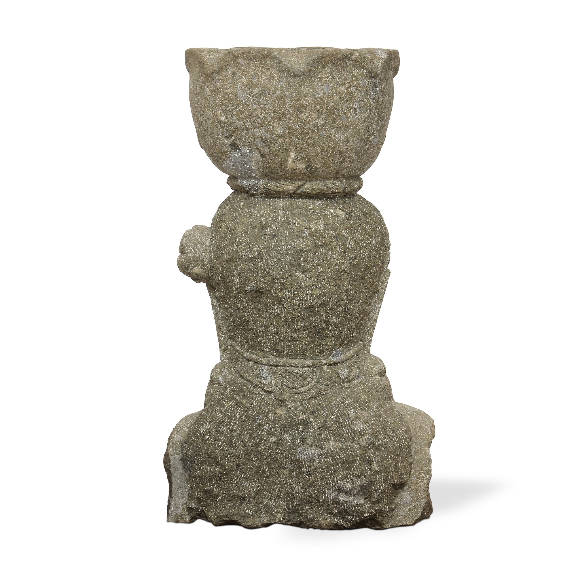 Göttin 'Ganga', natur, T 49 cm, B 45 cm, H 80 cm von fischer's lagerhaus
