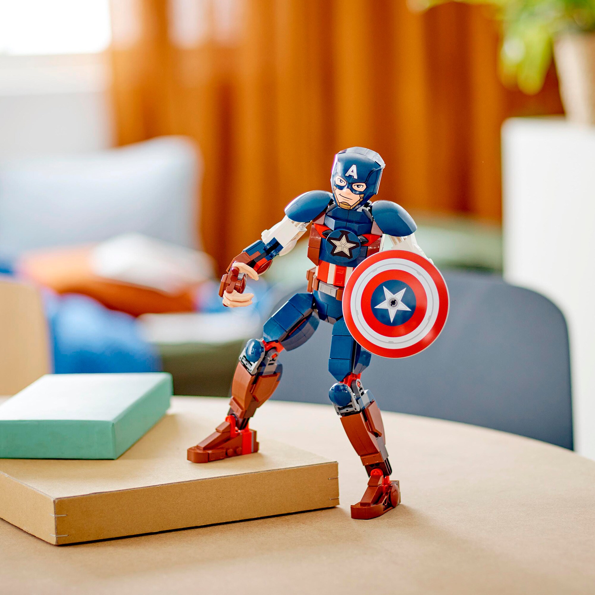 LEGO Konstruktionsspielzeug Marvel Super Heroes Captain America Baufigur
