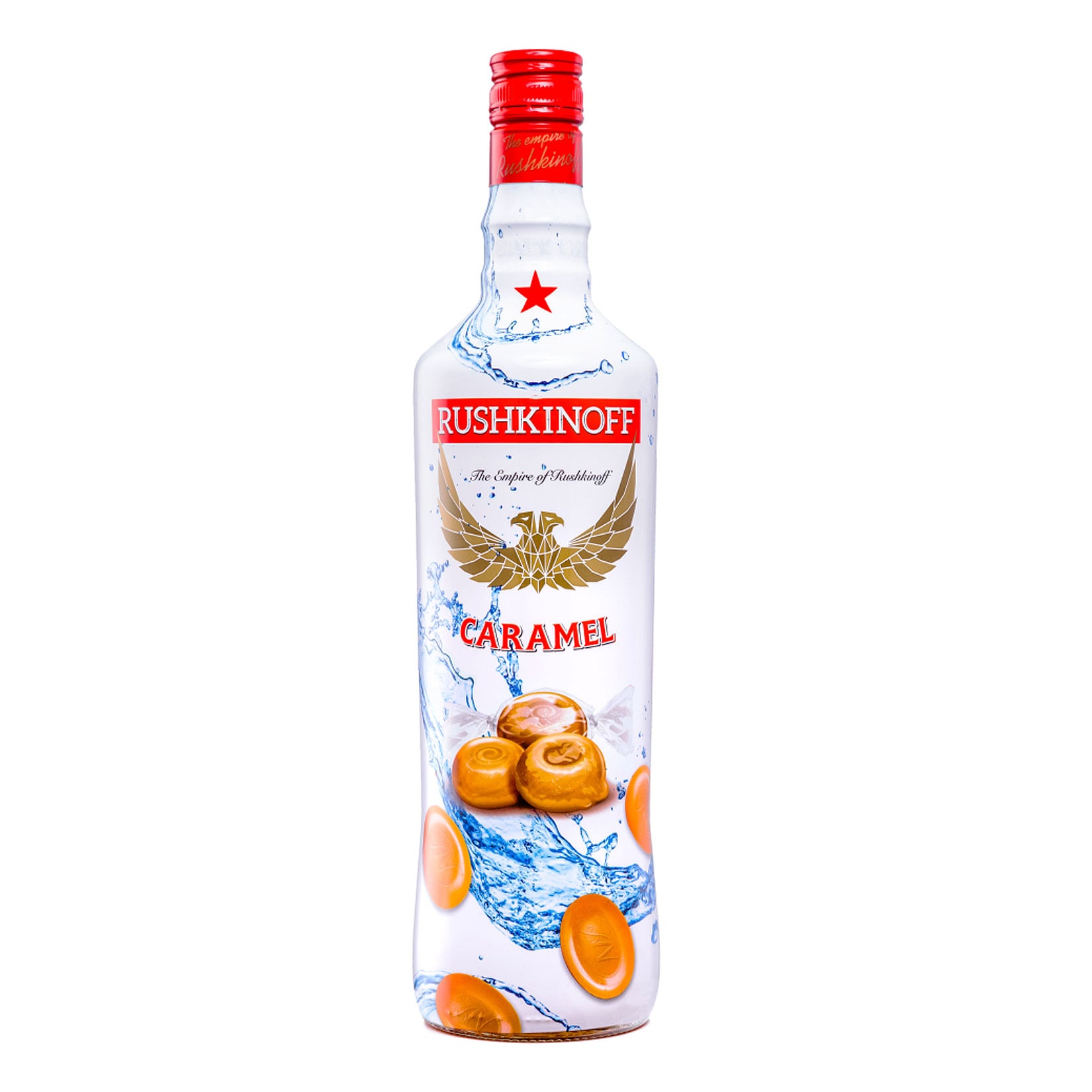 Rushkinoff Caramelo Likör 18,0 % vol 1,0 Liter