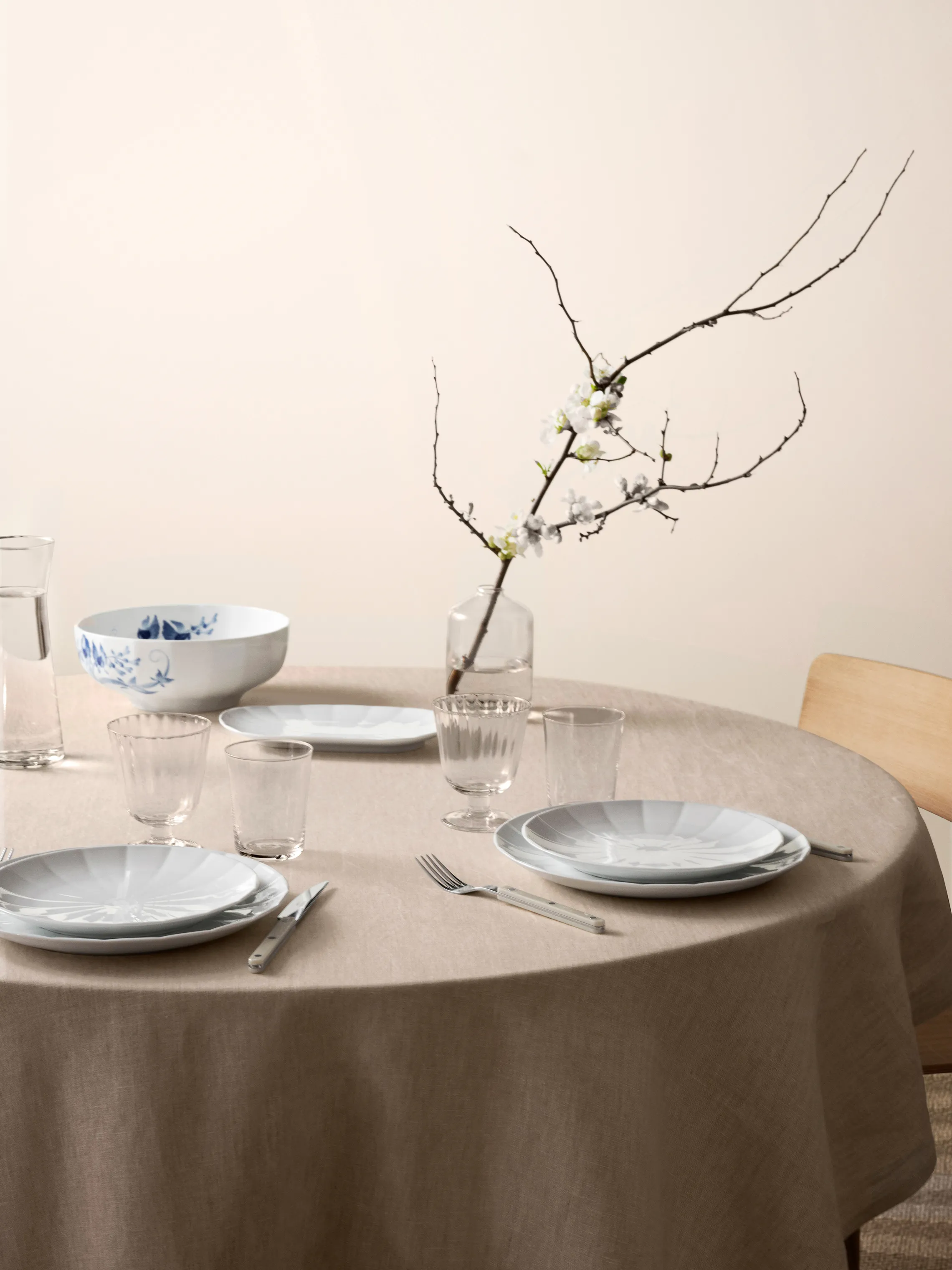Royal Copenhagen Hvid Facet Tallerken
