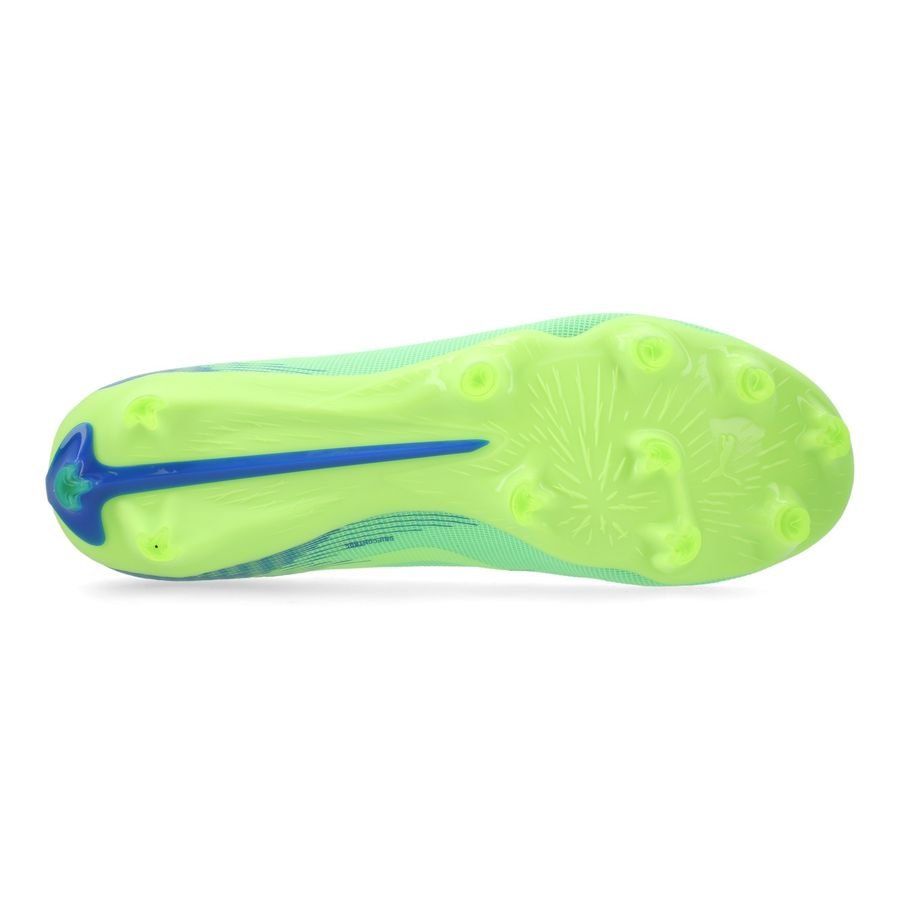 PUMA Ultra 5 Match FG/AG Lights Out - Fizzy Apple/Blanc/Bleu