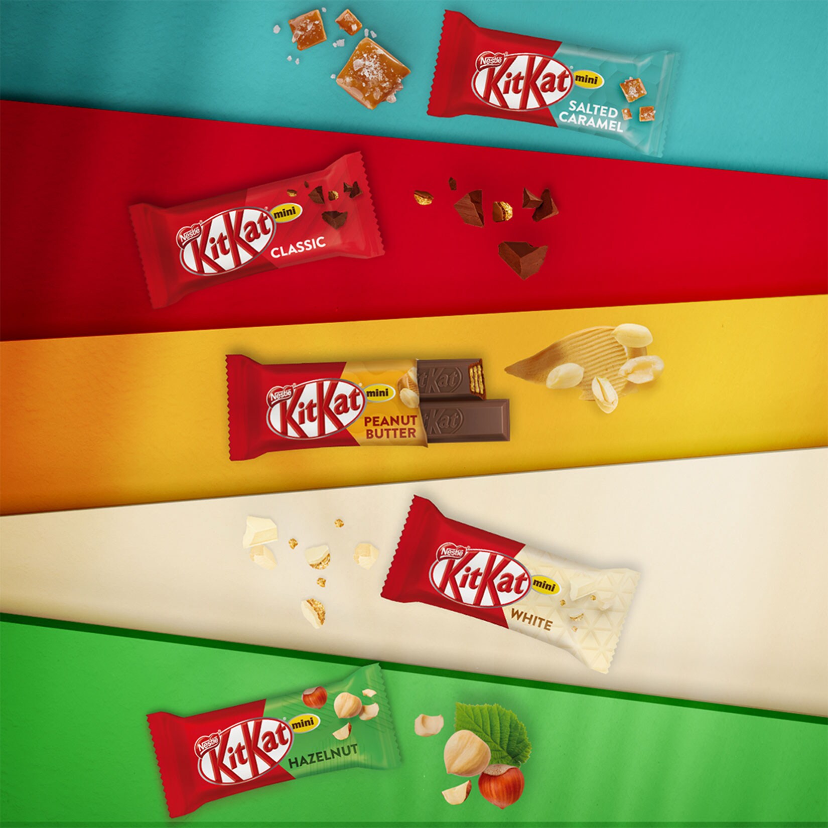 KitKat Mini Mix 197,4 g, 12er Pack