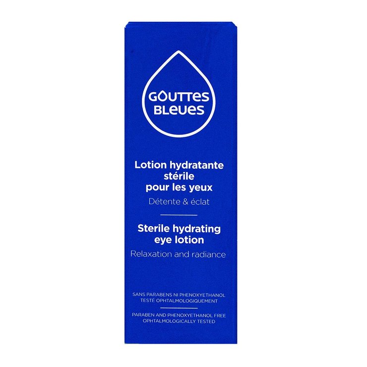 Gouttes bleues lotion hydratante yeux 10ml