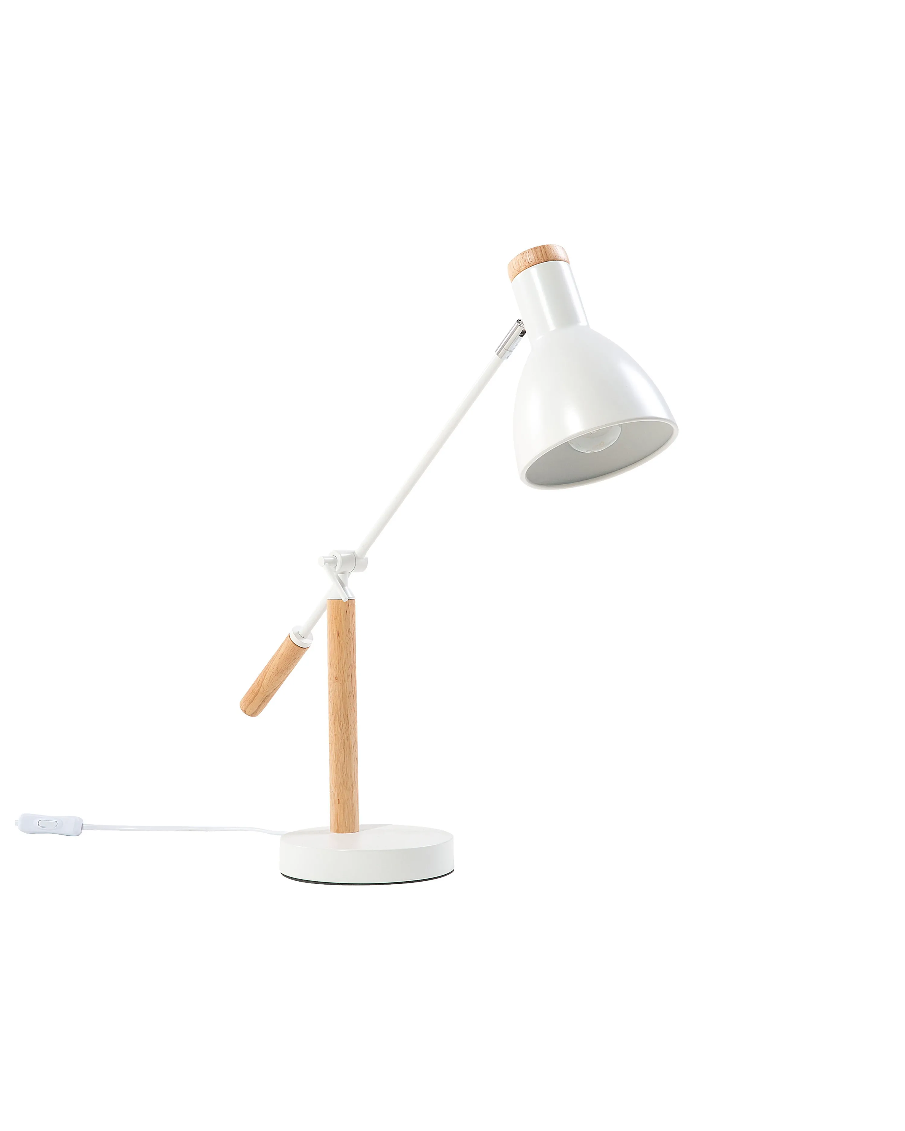 Bureaulamp PECKOS verstelbaar Metaal Wit