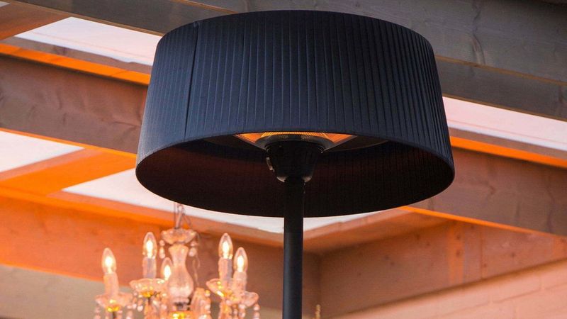 SUNRED - ARTIX Bright Standing Edition - Terrasverwarmer - Zwart - Halogeen