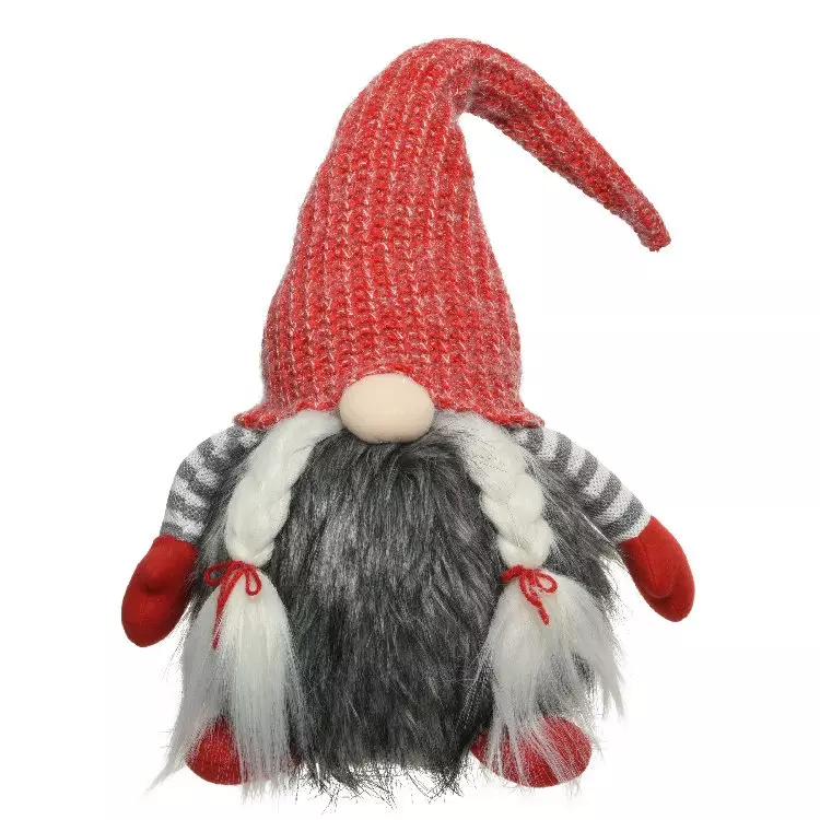 Lutin de Noël (H58 cm) Zébulon poilu