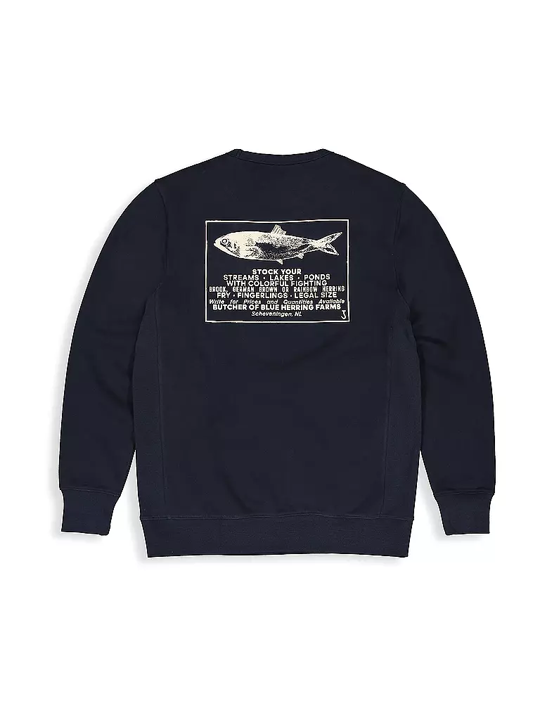 BUTCHER OF BLUE Sweater ARMY STOCK CREW blau