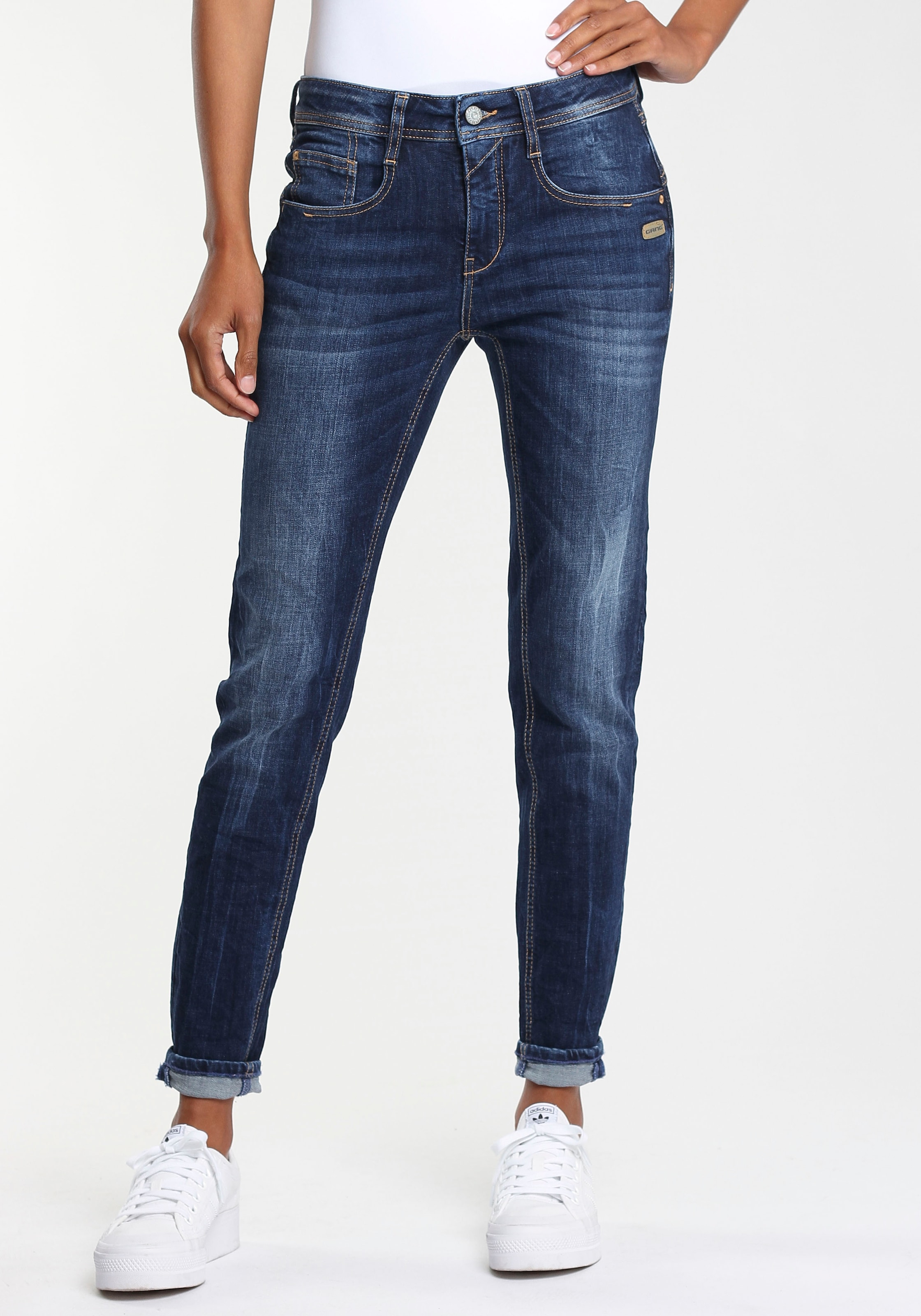 GANG Relax-fit-Jeans »94AMELIE« mit doppelter rechter Gesässtasche