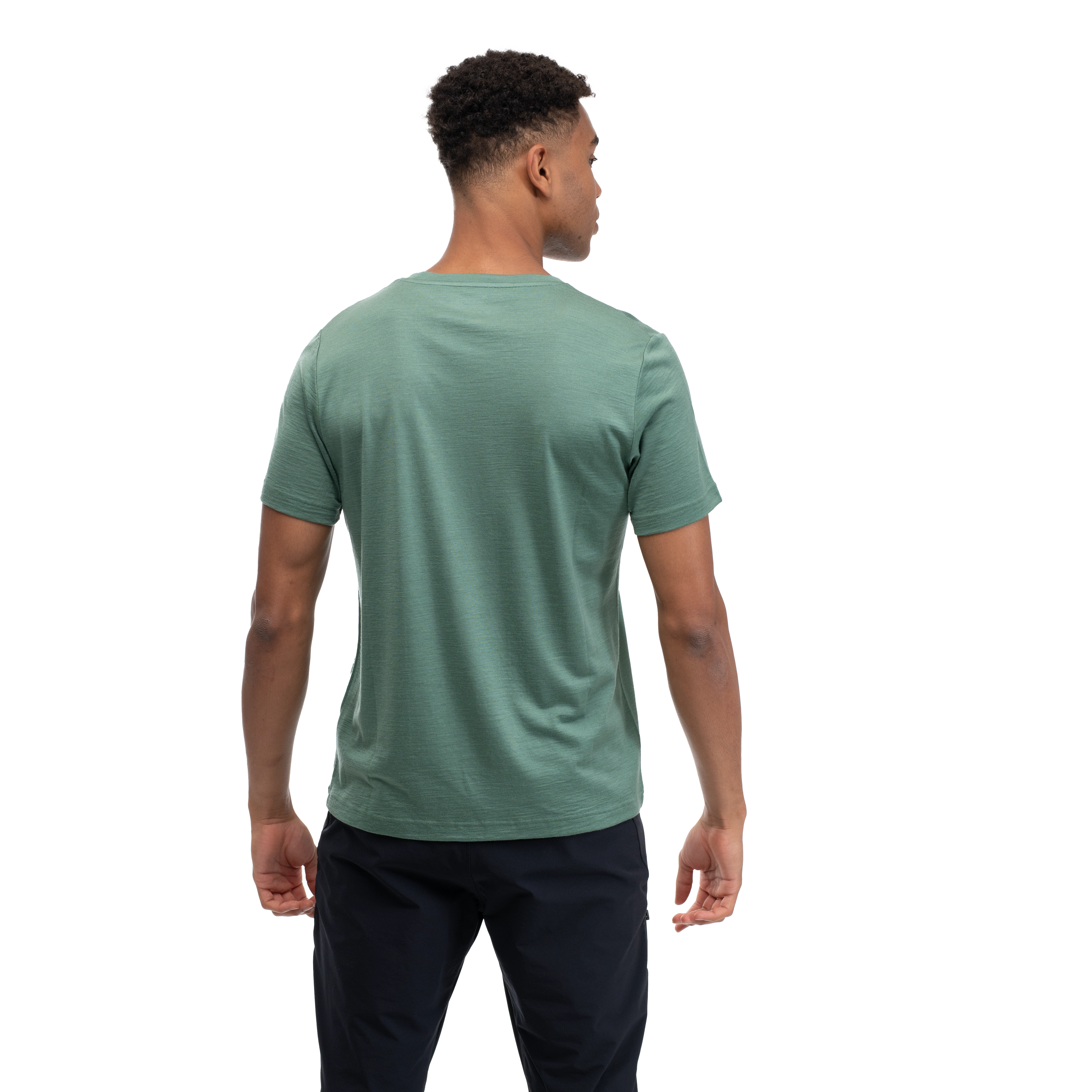 Urban Wool Tee Dark Jade Green