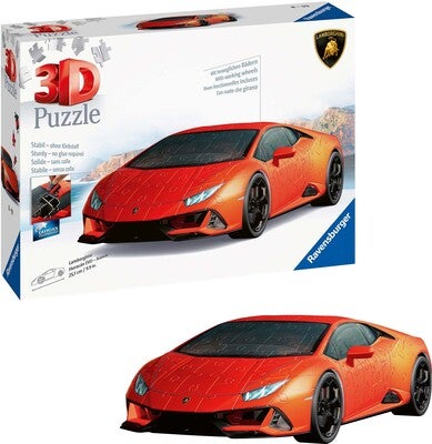 Ravensburger Lamborghini Huracán EVO MK2 3D-puslespill 156 Brikker