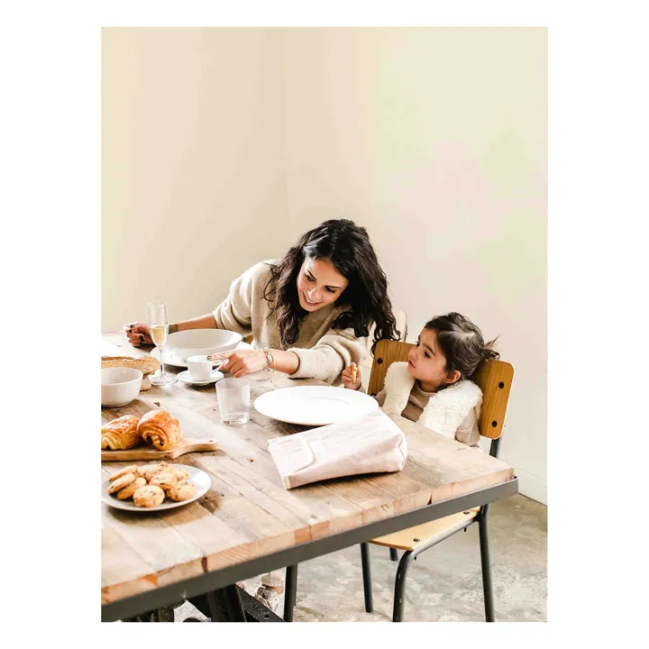 Adorna Lunch bag isotherme en lin | Rose