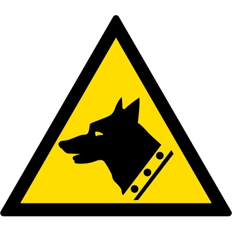 Signalétique Danger Chien de Garde – W013 ISO 7010