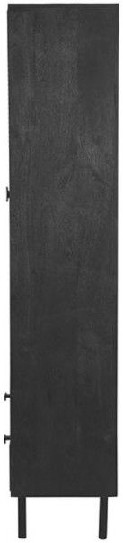 Hoge kast Zwart AC-49.055 Cotia B100 x D40 x H200 cm