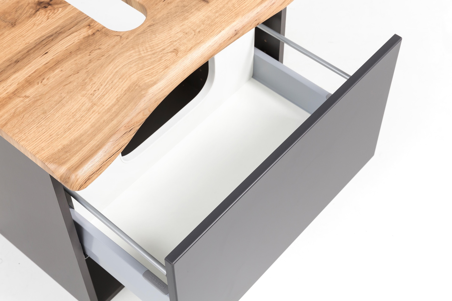Bad-Waschbeckenunterschrank ANTWERPEN grau 61cm