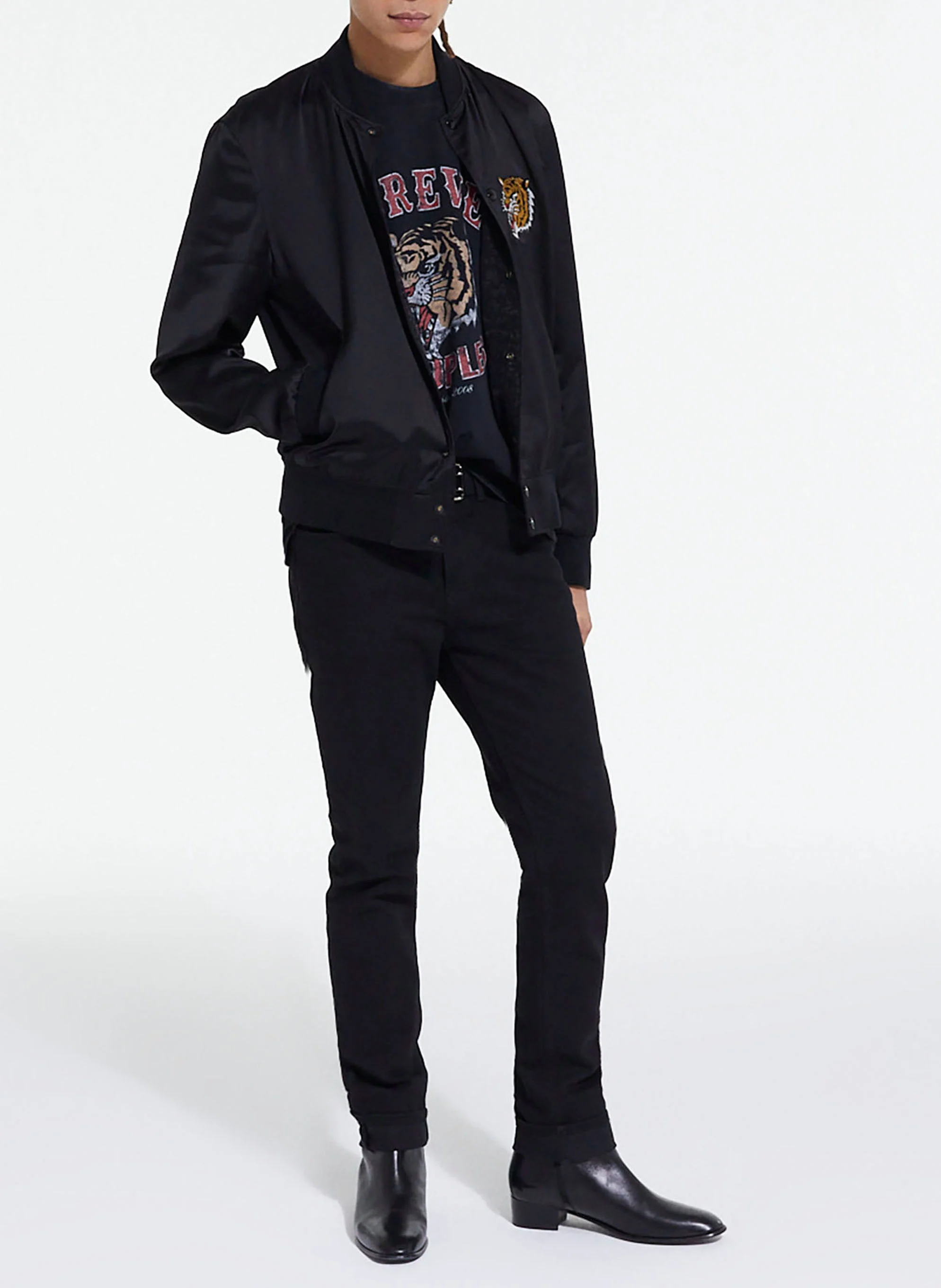 Blouson teddy réversible | Noir