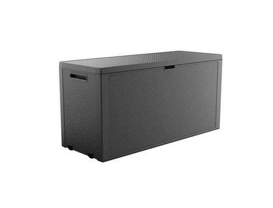 HABITAT ET JARDIN - Coffre de jardin résine emily - 270l - 118 x 45 x 57 cm - gr...