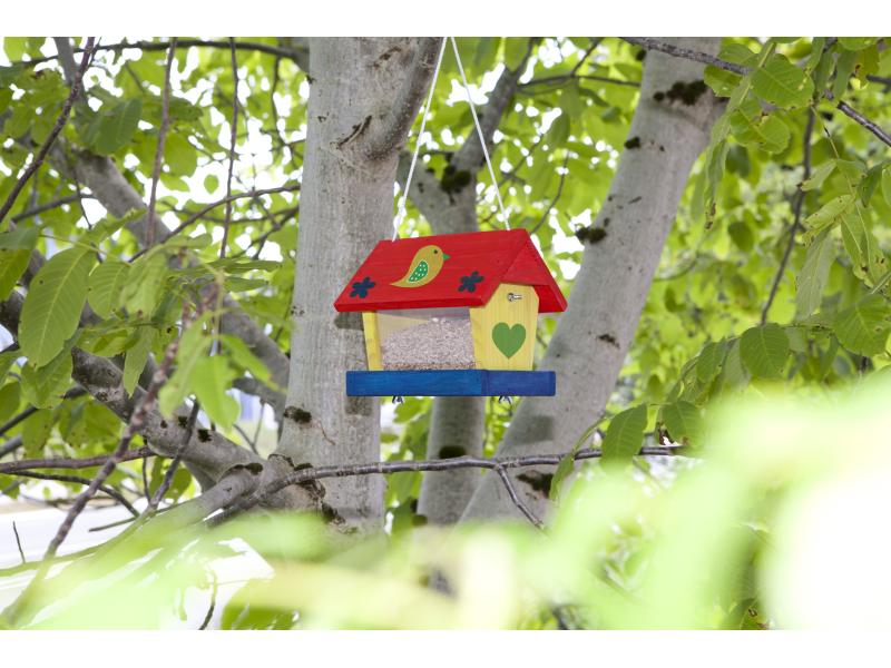 Windhager Futterspender Woodpecker Bausatz Vogelfuttersilo zum einfachen Selberbauen und Gestalten