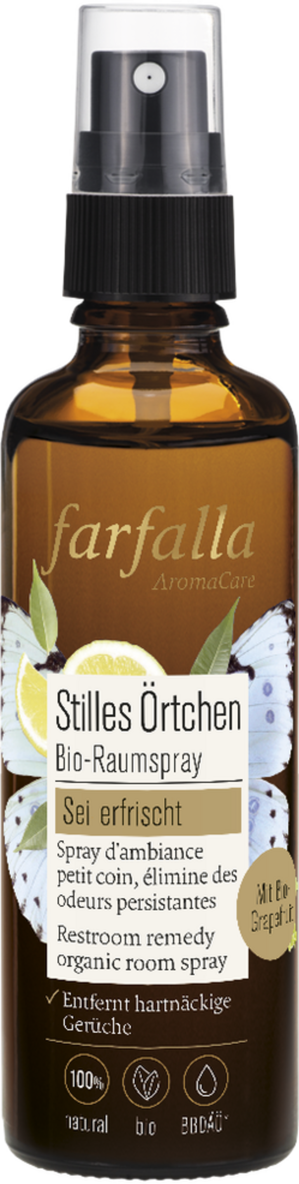farfalla  Stilles Örtchen Bio-Raumspray, 75 ml