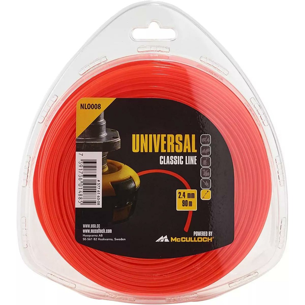 Fil de coupe-herbe en nylon 2.4mm x 90m nlo008