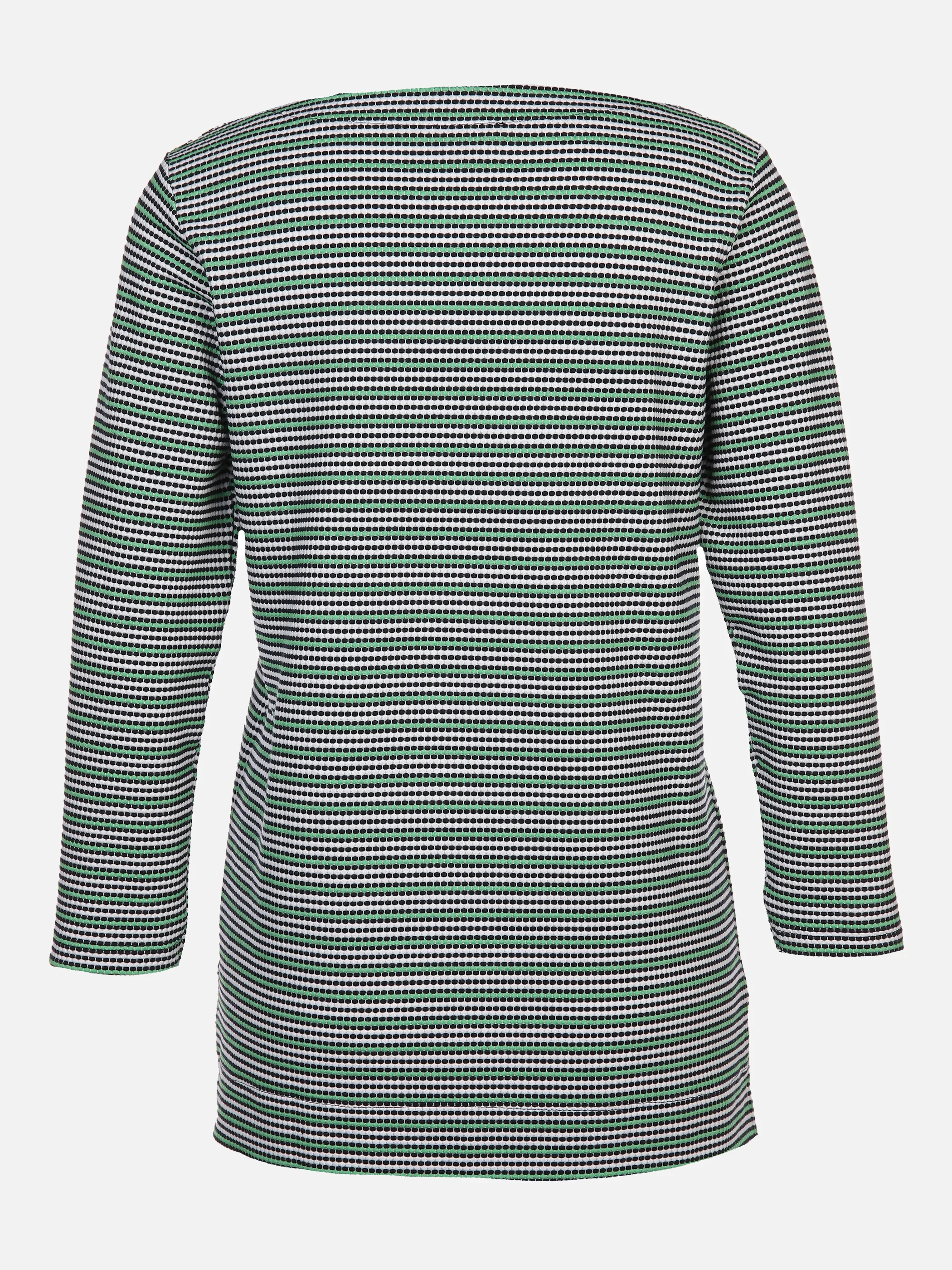 Damen Wabenstrukturshirt mit Streifen