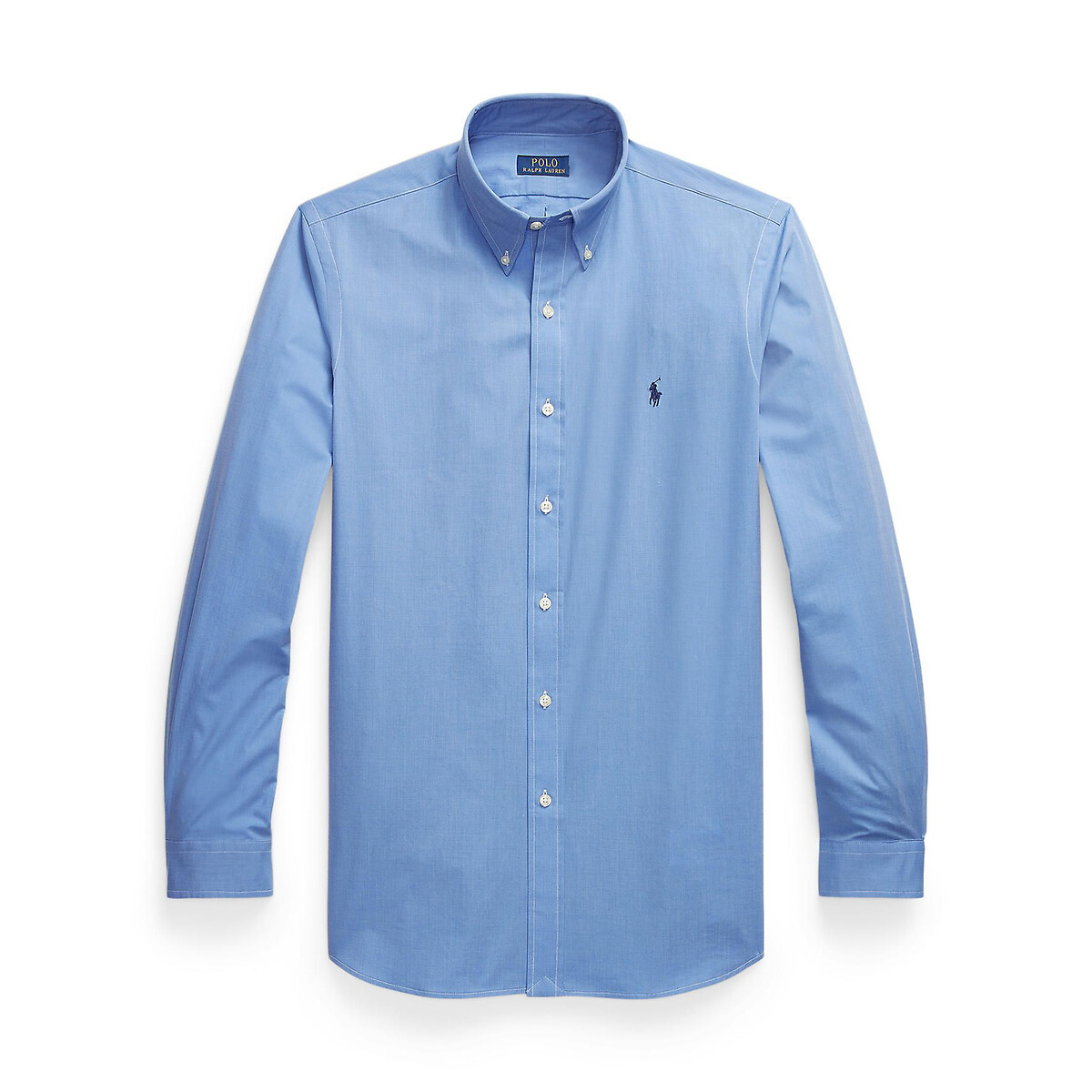 POLO RALPH LAUREN<br>Camisa ajustada em popeline elástica