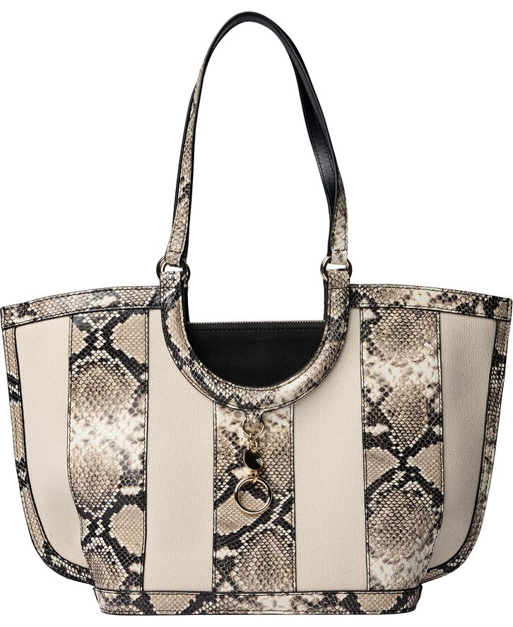 See by Chloé MARA SHOULDER BAG, Cement Beige, Single size Cement beige