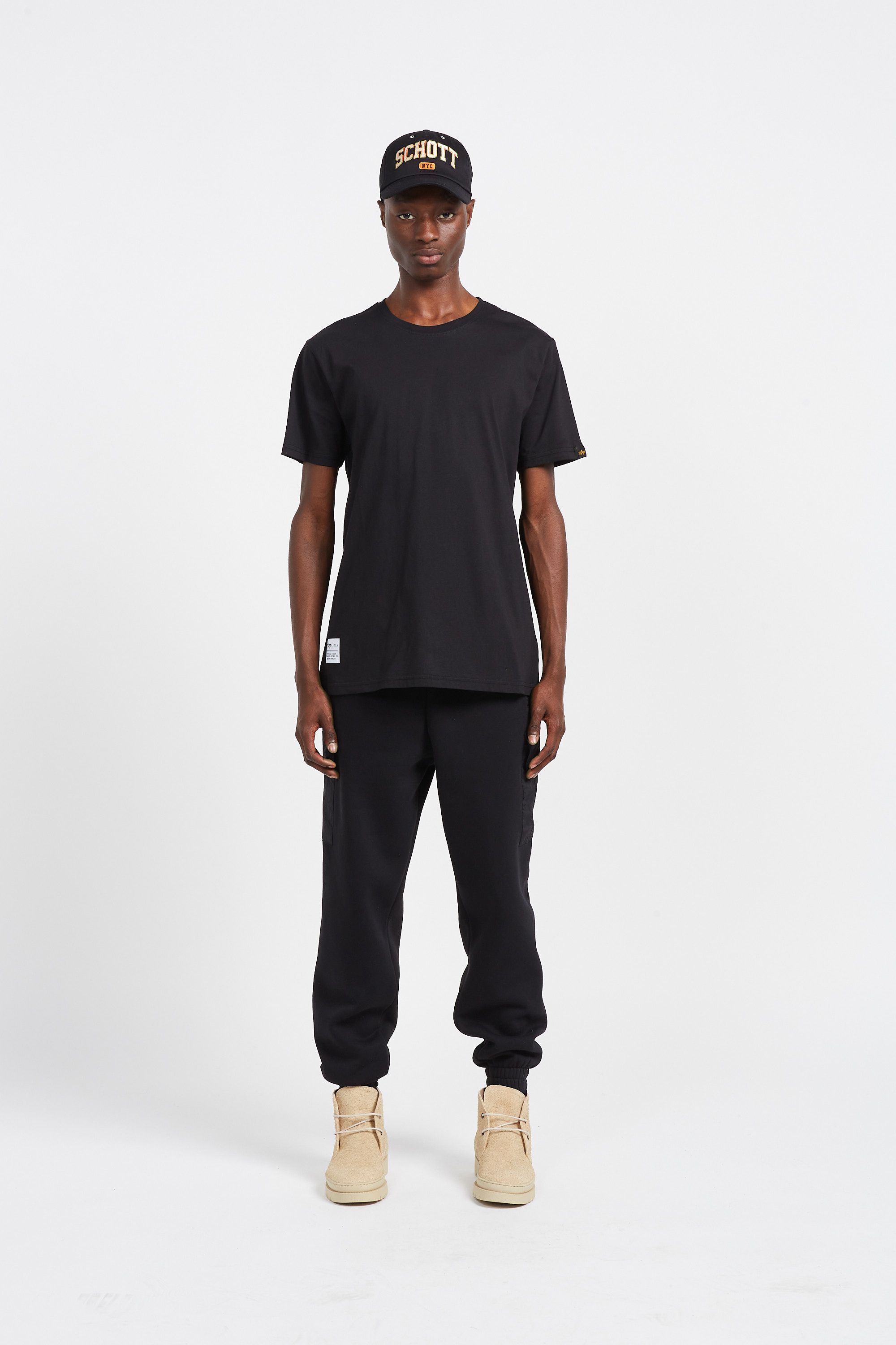 ALPHA INDUSTRIES Jogging Sweat Nylon Cargo Noir