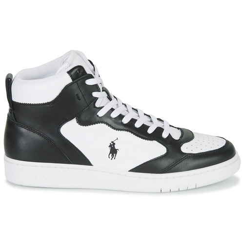 Polo Ralph Lauren - POLO CRT HGH-SNEAKERS-LOW TOP LACE Negro / Blanco