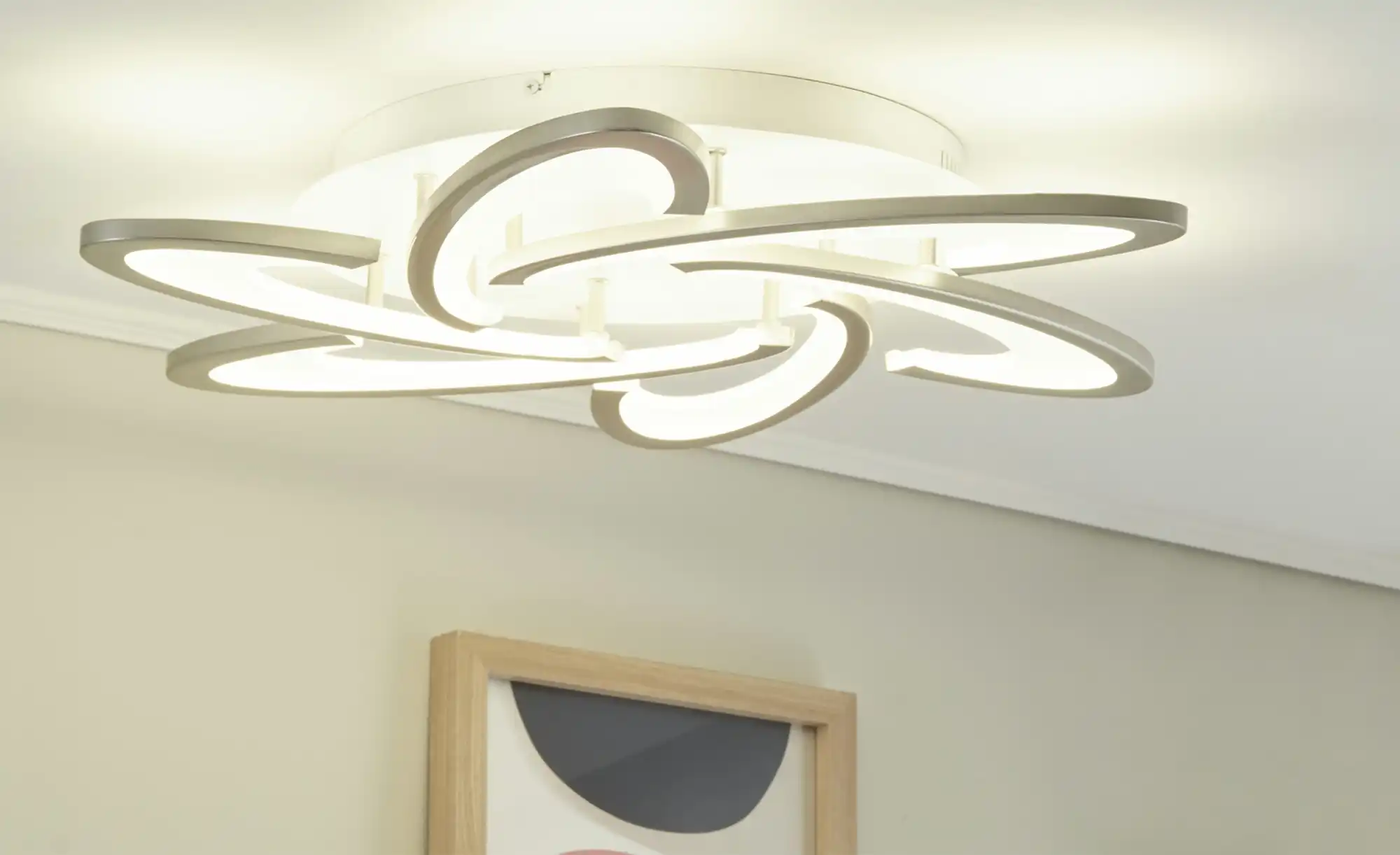 Meisterleuchten LED-Deckenleuchte, 6-flammig, weiß