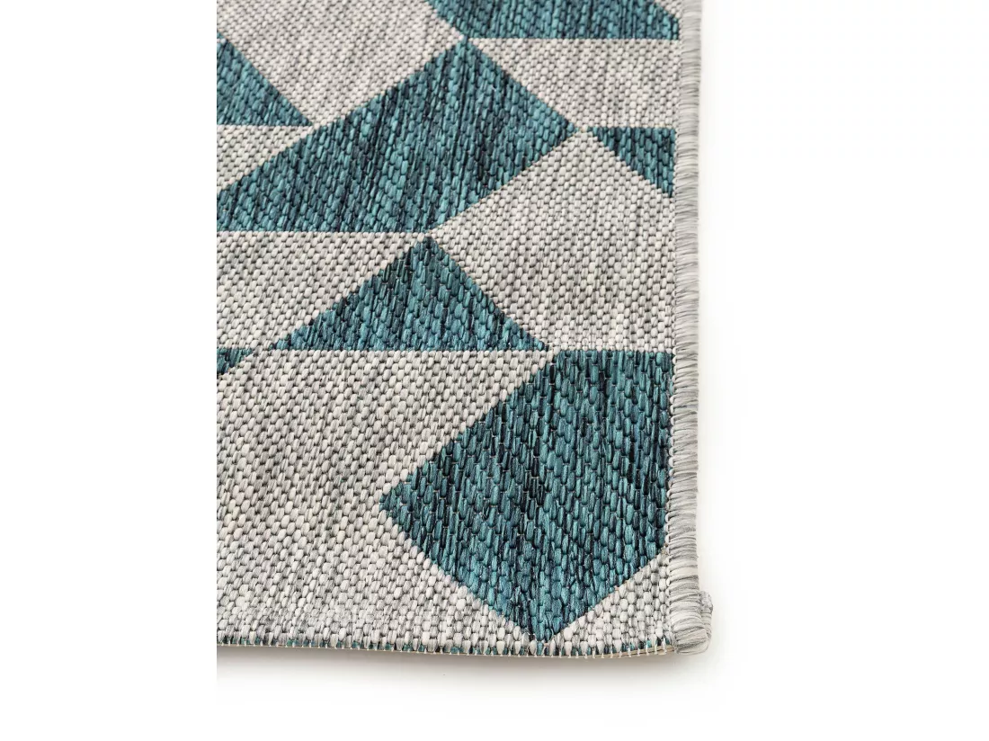 Tapis d'extérieur & intérieur Cleo Bleu 160x230 cm