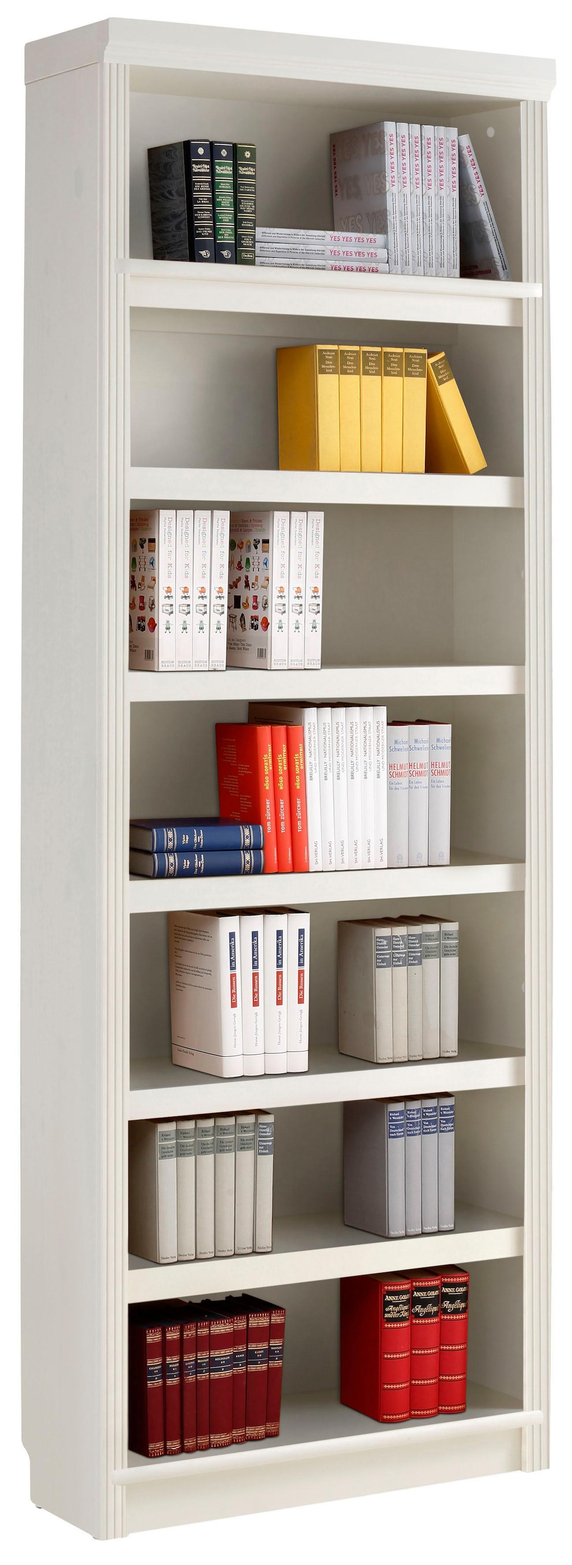 Home affaire Bücherregal »Soeren« in 2 Höhen und 2 Tiefen, mit viel Stauraum