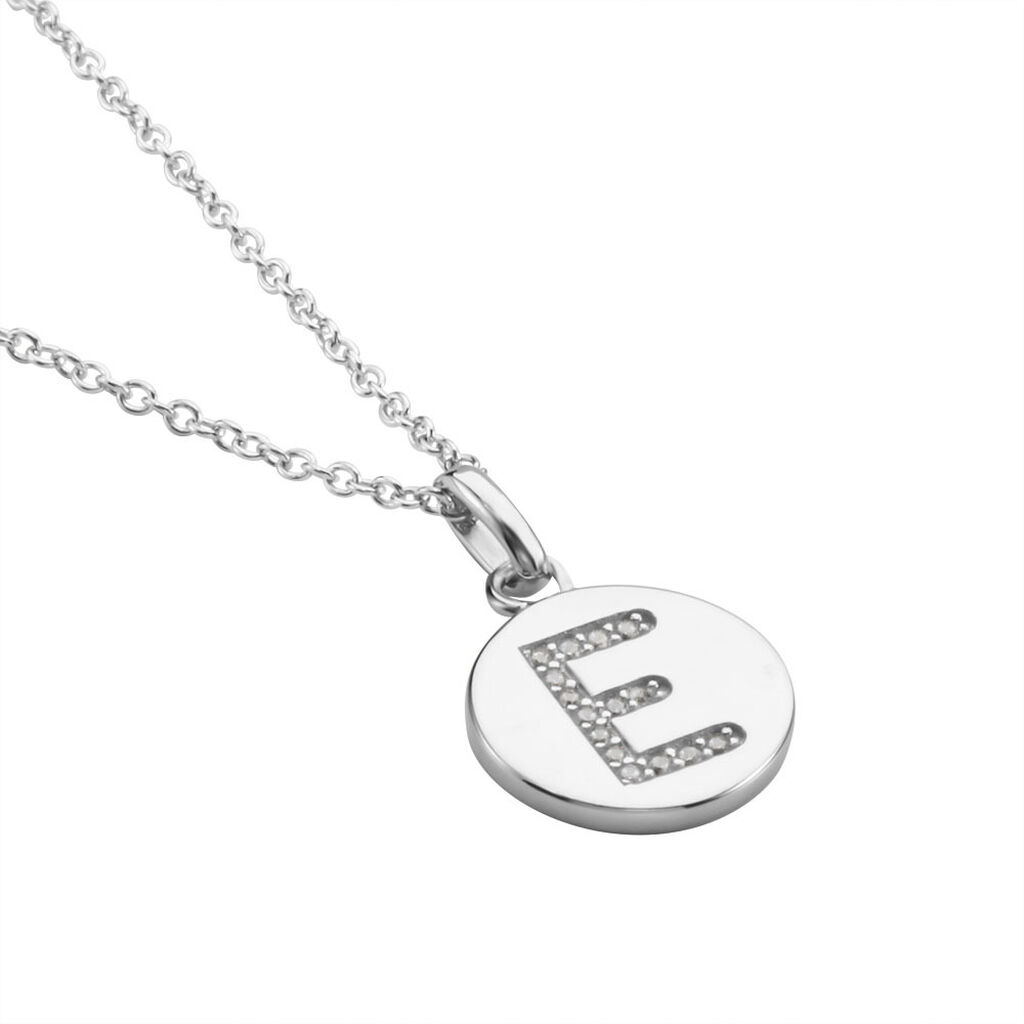Collier Argent Eugenien Oxydes De Zirconium