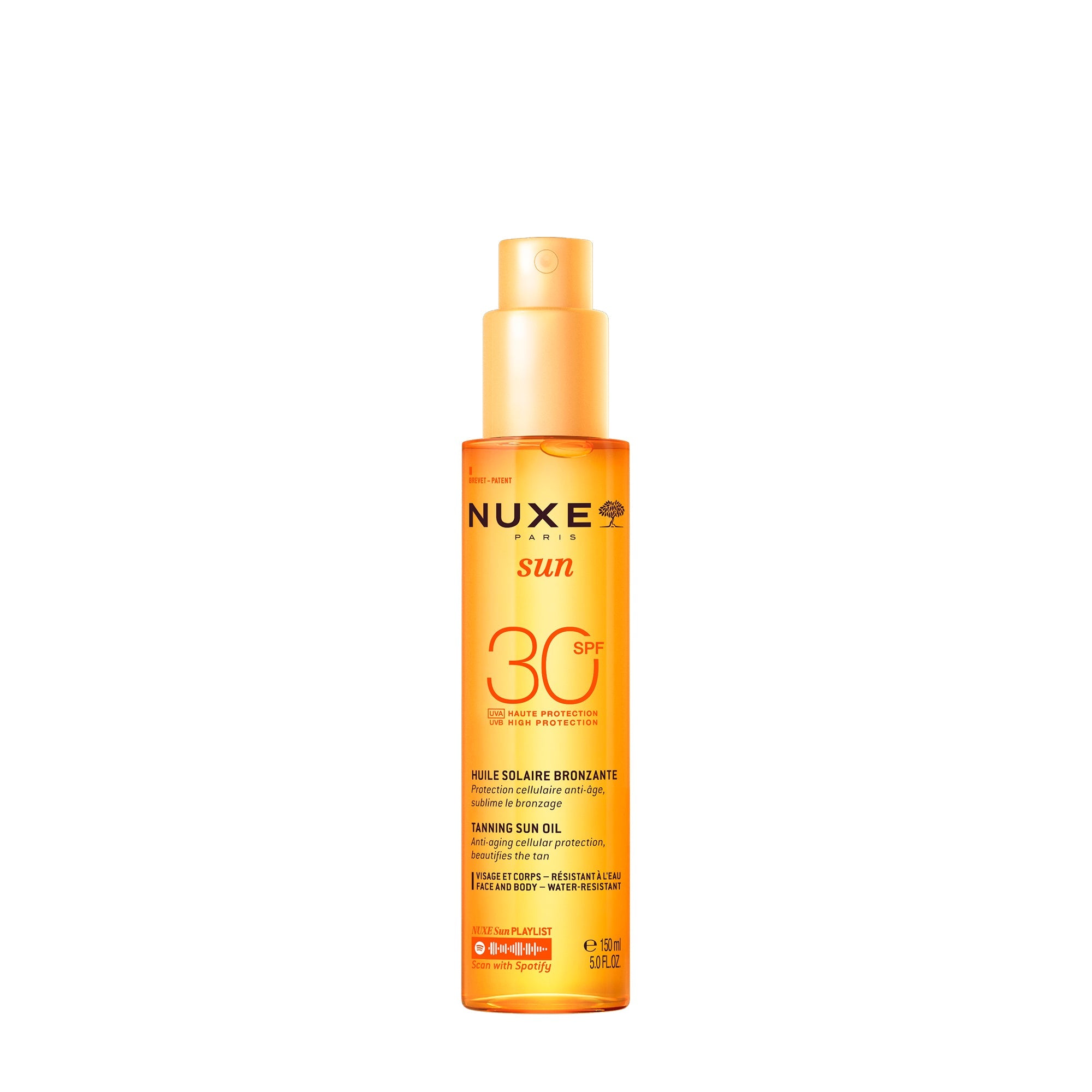 Selbstbräuner-Sonnenöl Gesicht und Körper hoher Schutz LSF 30 150 ml